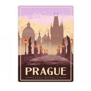 Prague Czech Republic Czechia Magnet